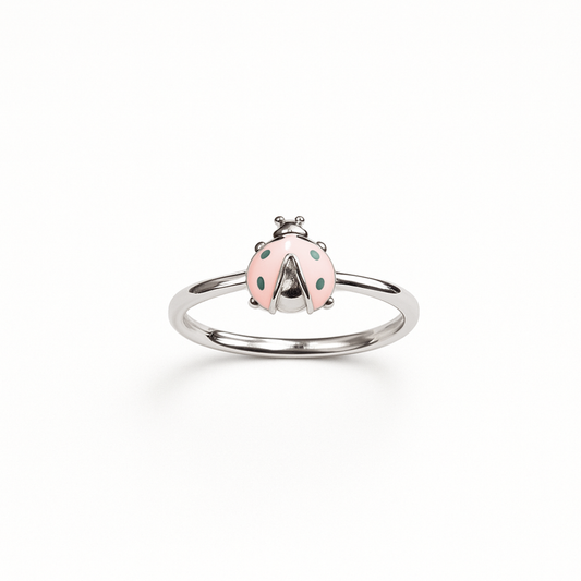 Anello baby coccinella