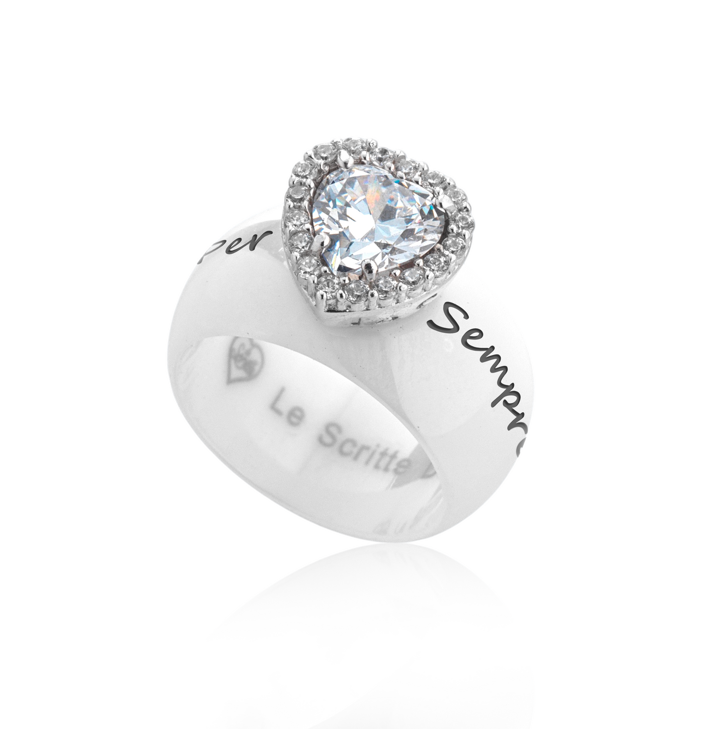Anello promessa Claddagh con cuore in argento sterling Anello promessa Claddagh con cuore in argento sterling
