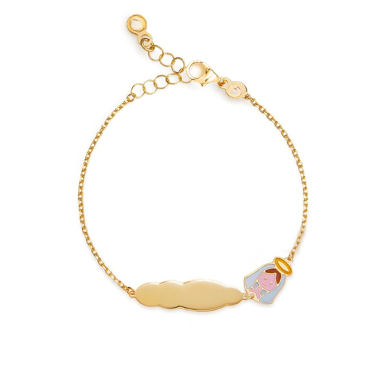 Bracciale Madonnina con targhetta