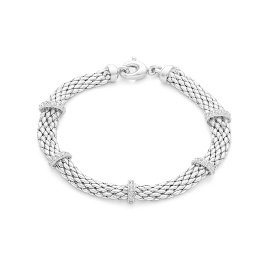 Bracciale fope e swarovski