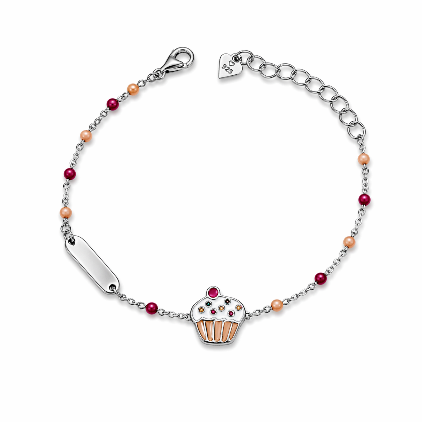 Bracciale baby targa Cupcake