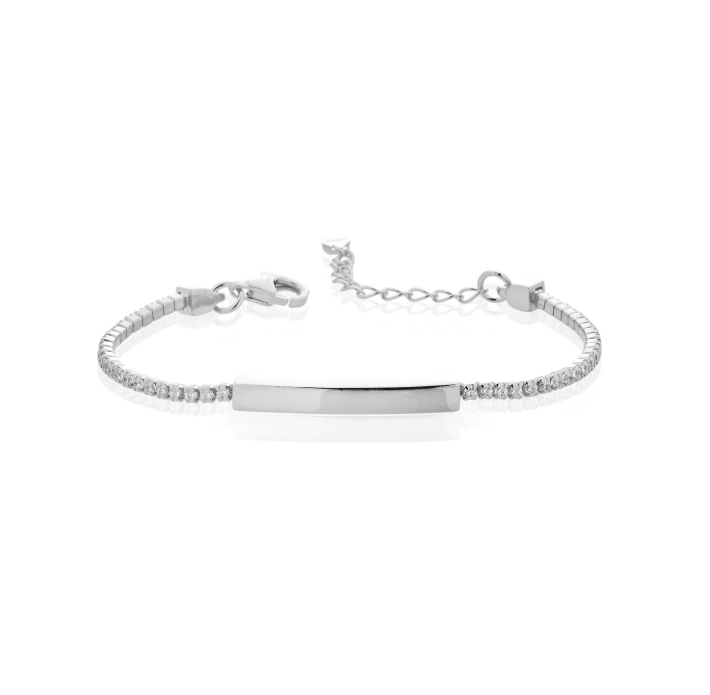 Bracciale baby tennis con targa