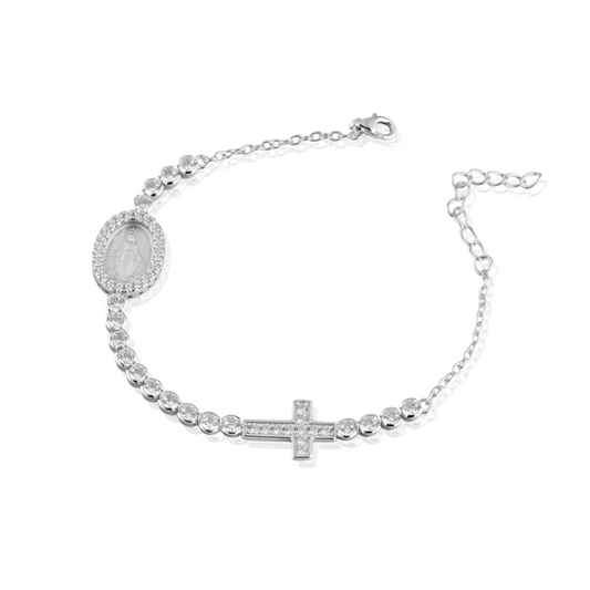 Bracciale Rosario con swarovski