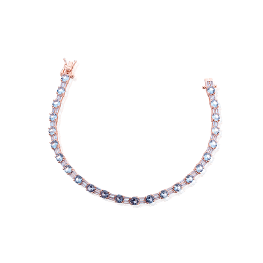 Baguette tennis bracelet