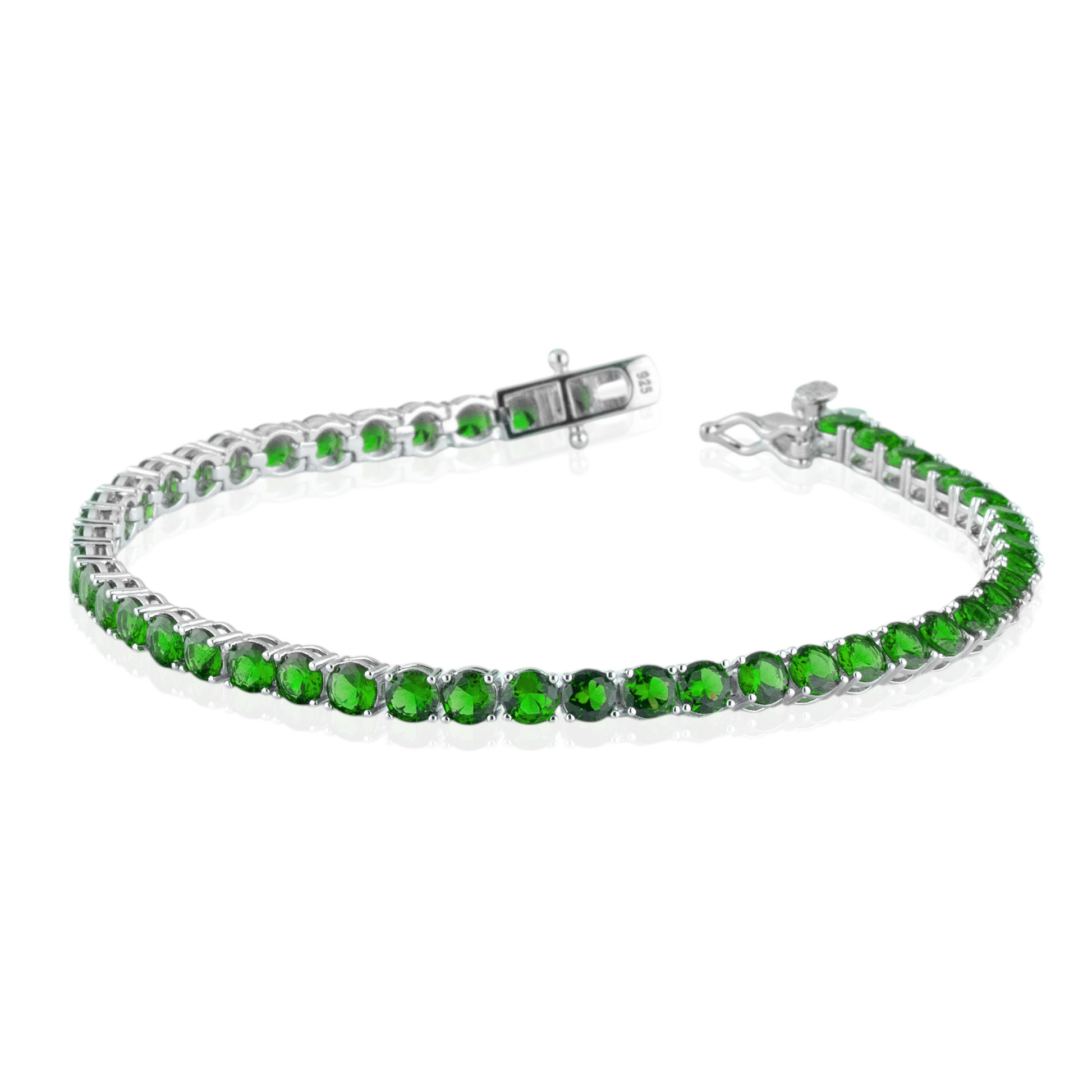 Bracciale Tennis Uomo In Argento 925 Con Pietre Blu Bracciale Tennis Uomo In Argento 925 Con Pietre Blu