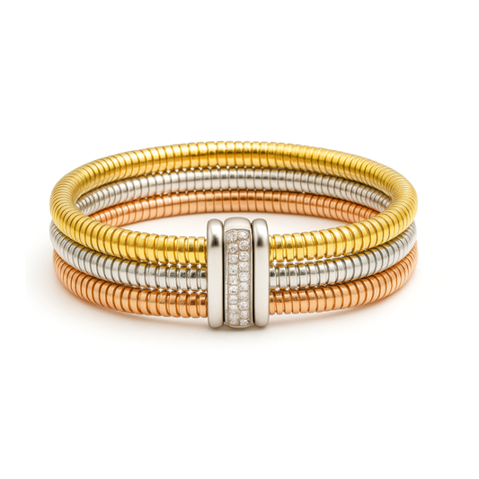 Bracciale tre fili tubogas