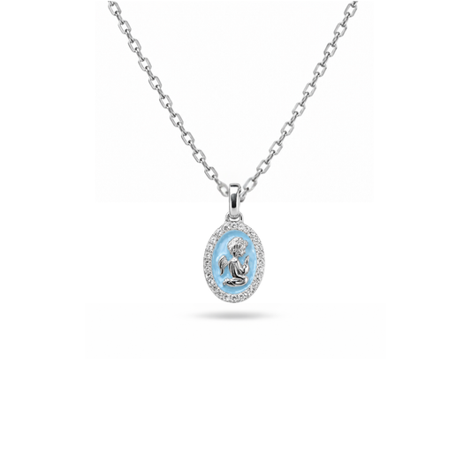 Collana Angioletto smaltato