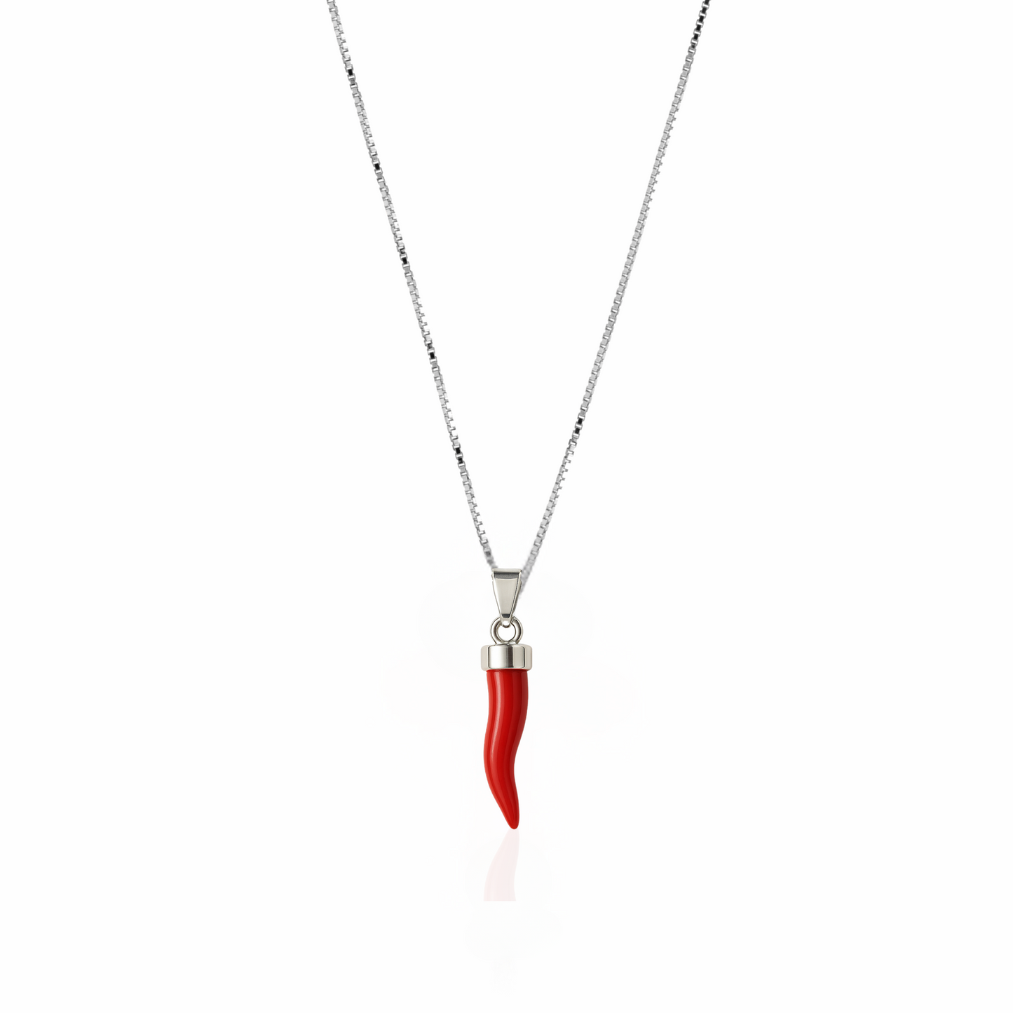 Collana portafortuna in corallo