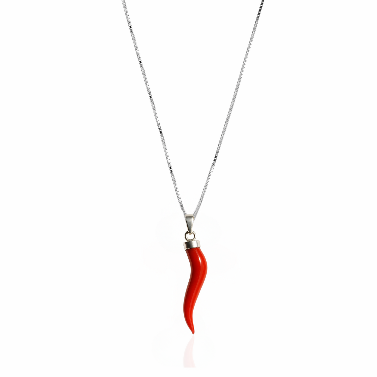 Collana portafortuna in corallo