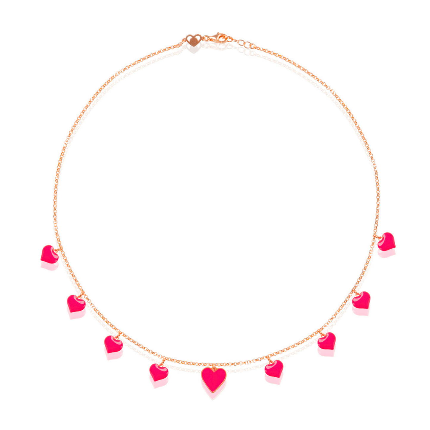 NeonFull Heart Choker