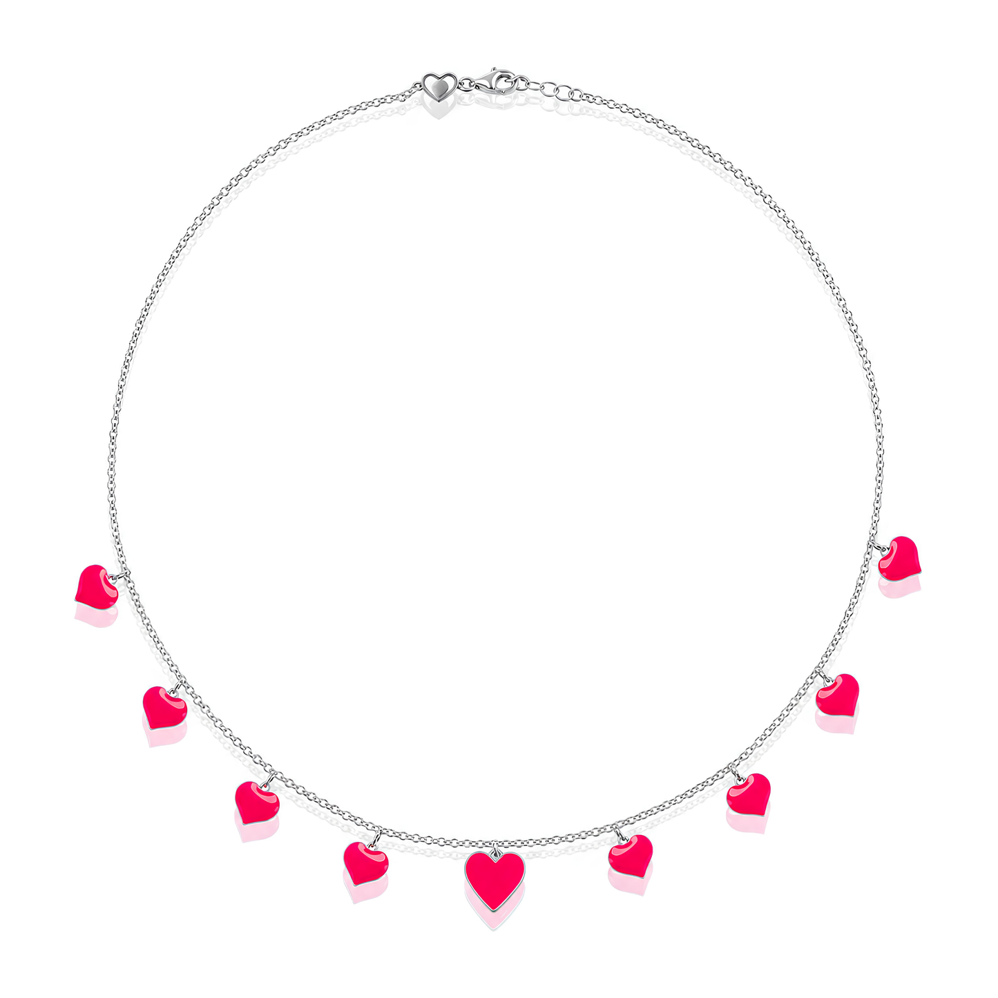NeonFull Heart Choker