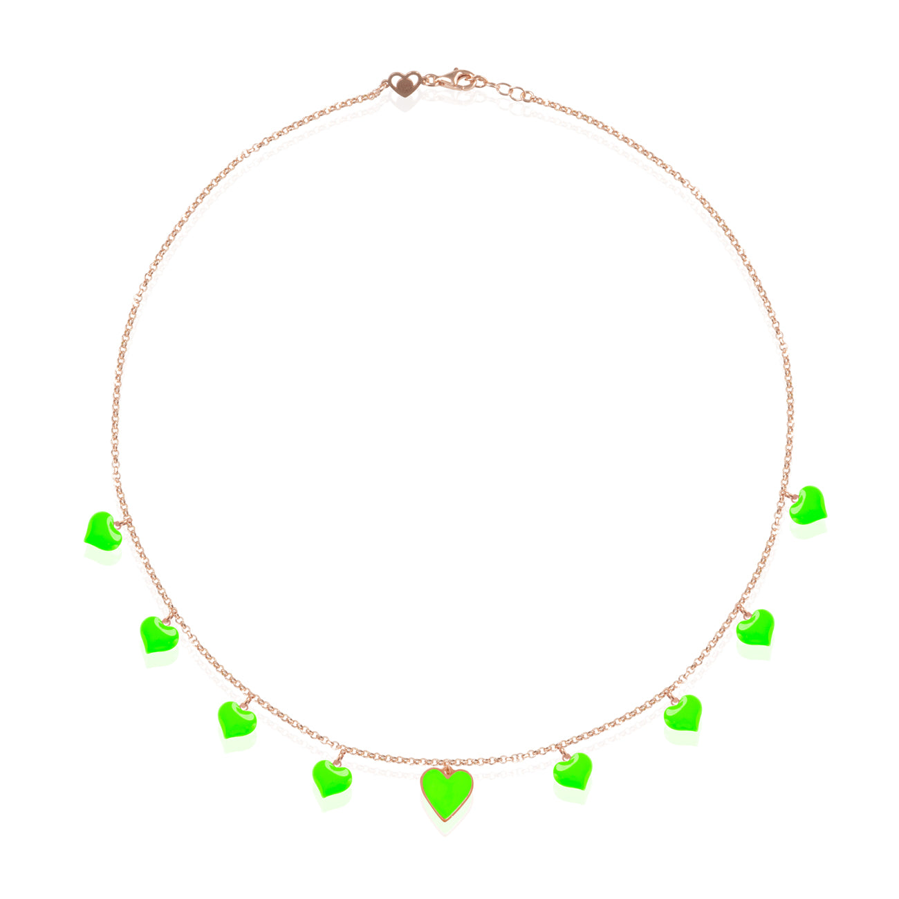 NeonFull Heart Choker