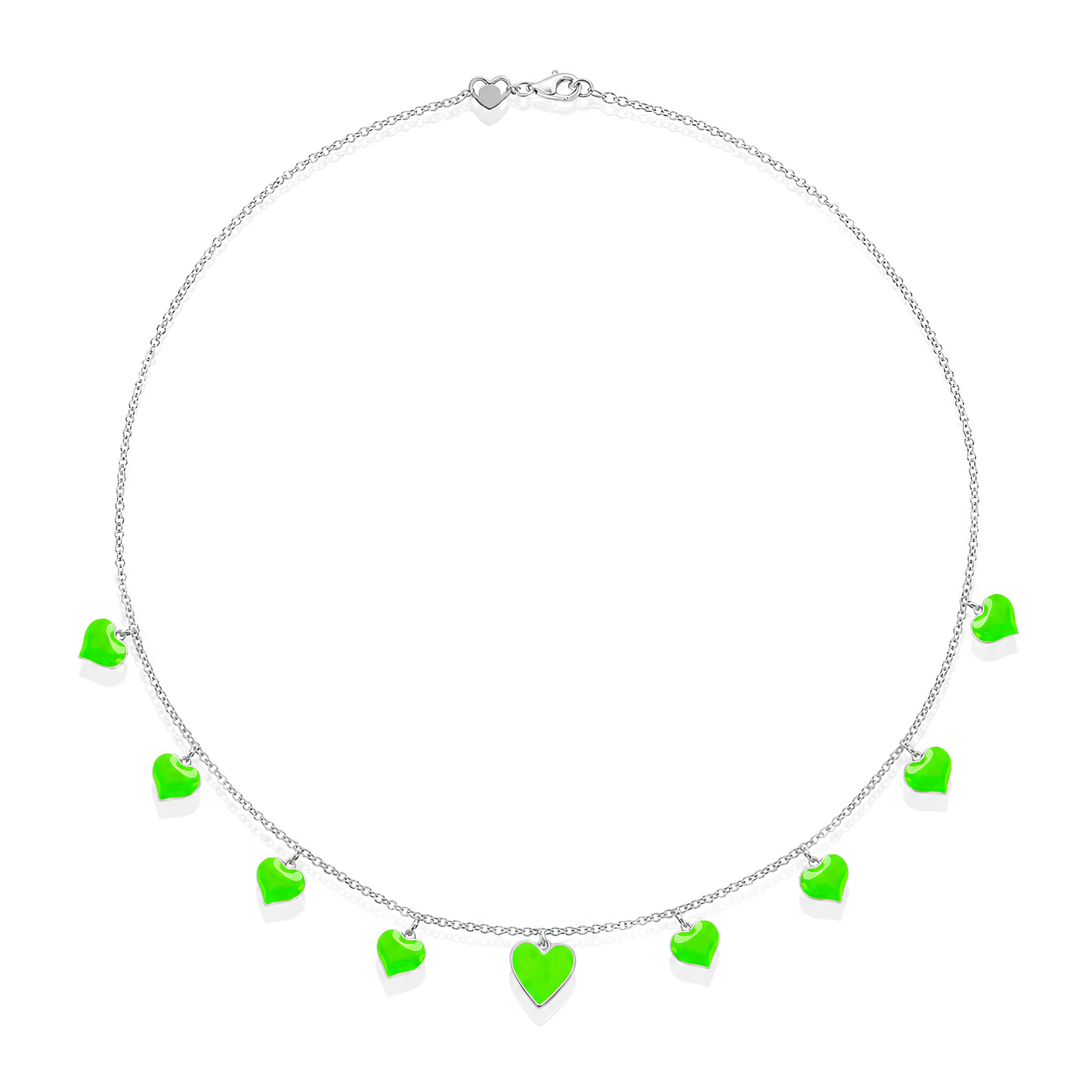 NeonFull Heart Choker