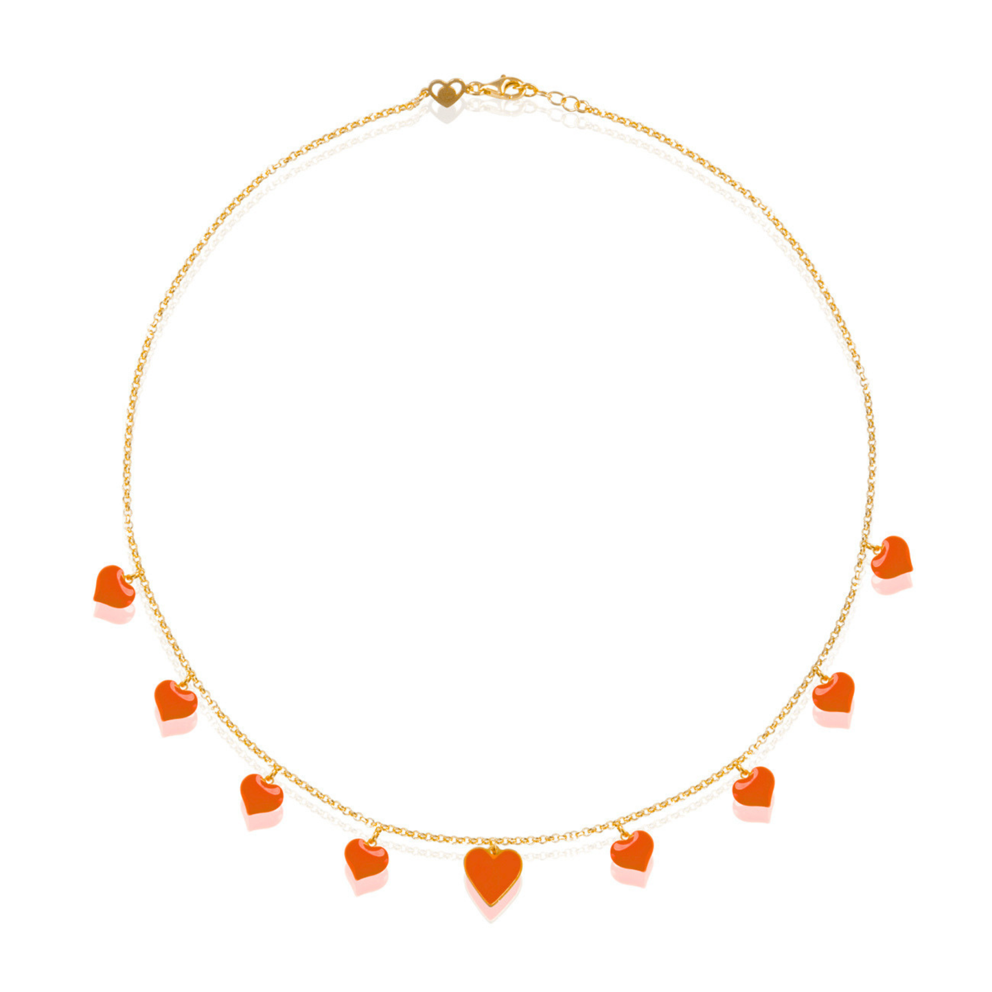 NeonFull Heart Choker