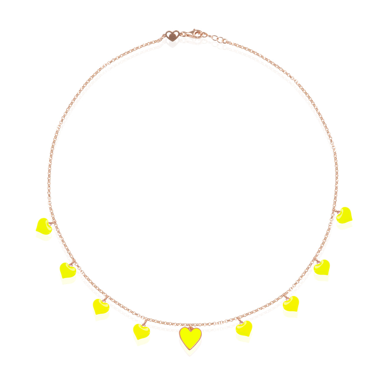 NeonFull Heart Choker