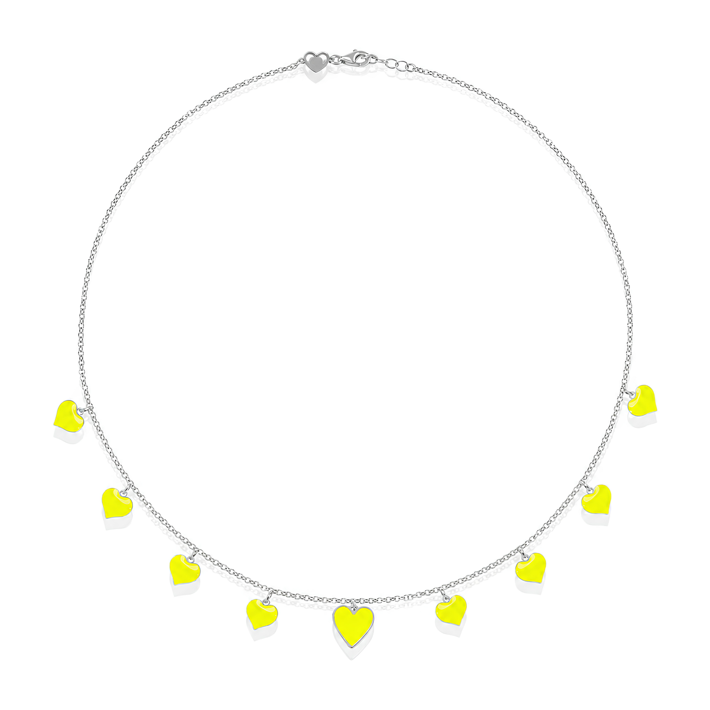 NeonFull Heart Choker