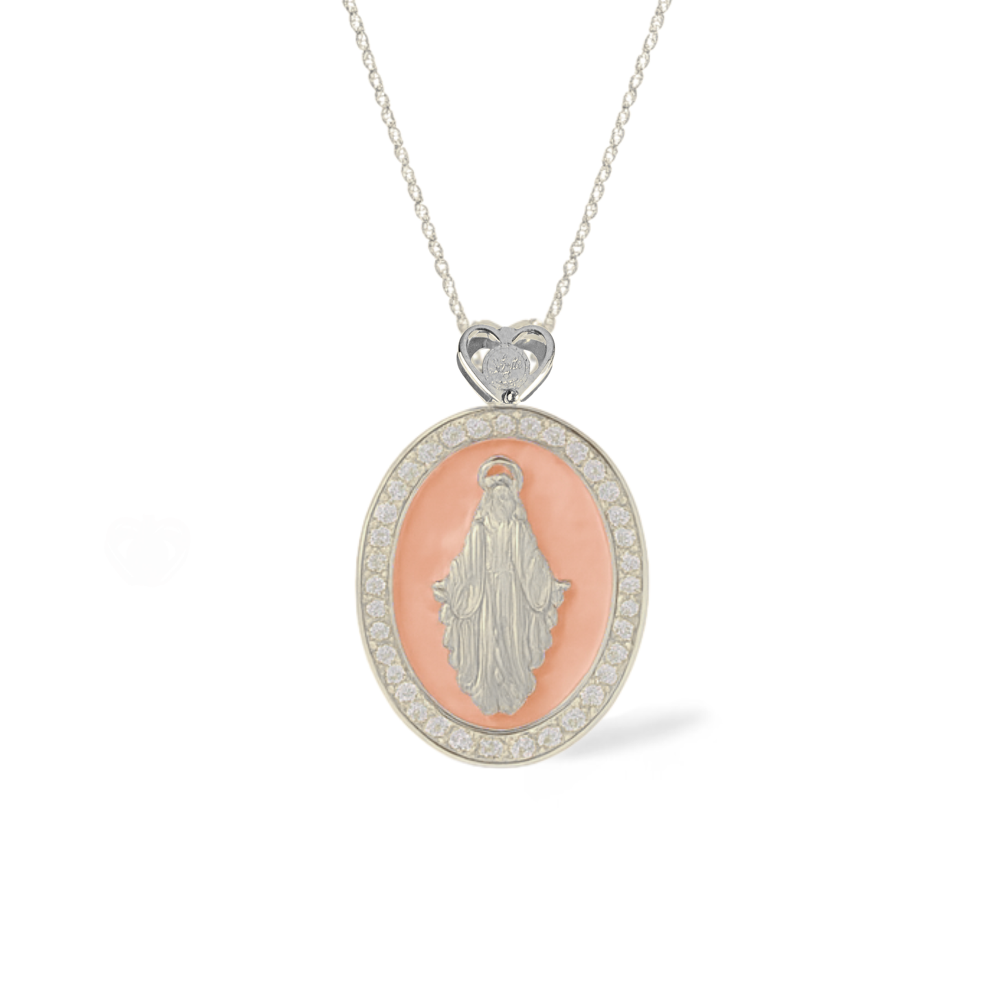 Collana Madonna Smaltata 3 misura