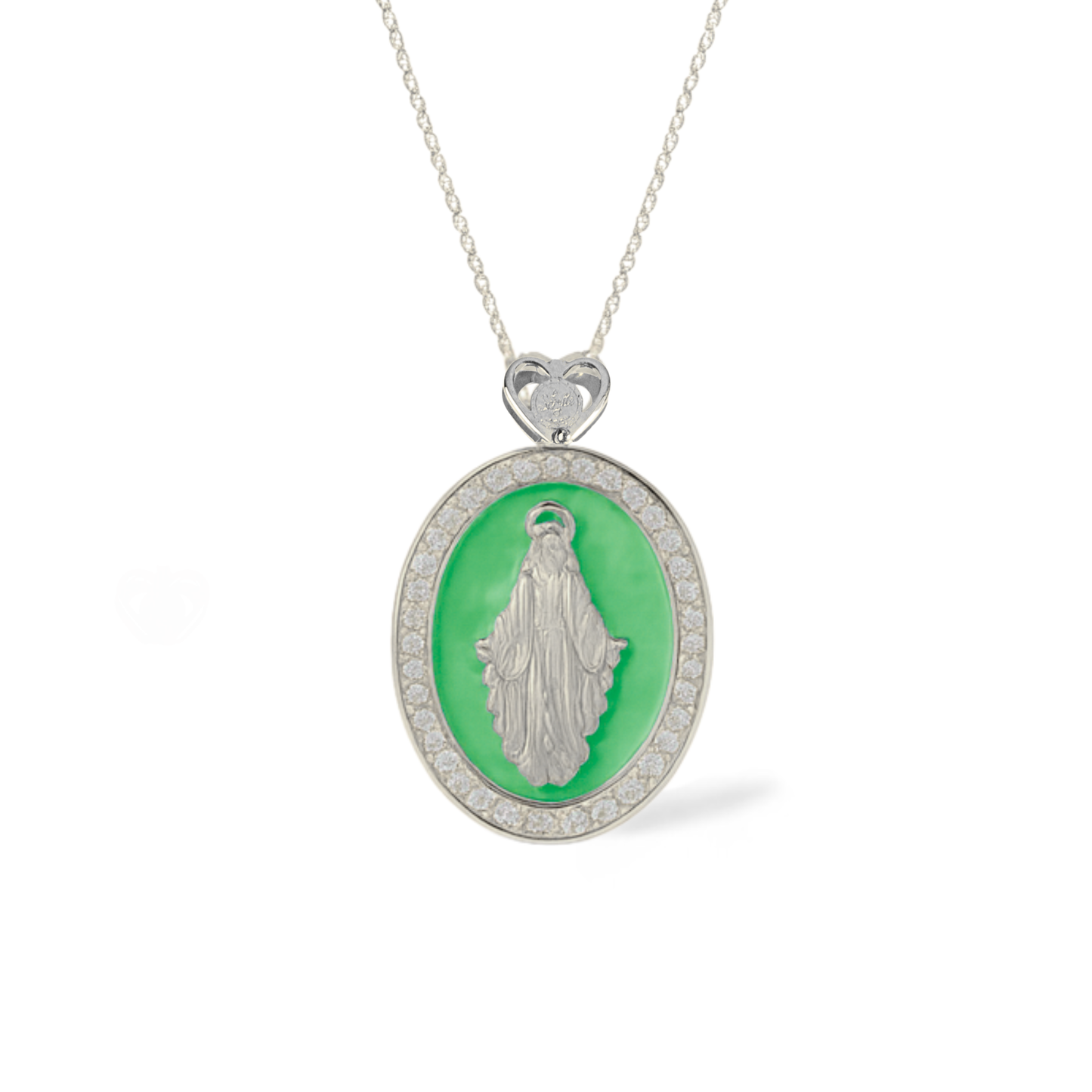 Collana Madonna Smaltata 3 misura