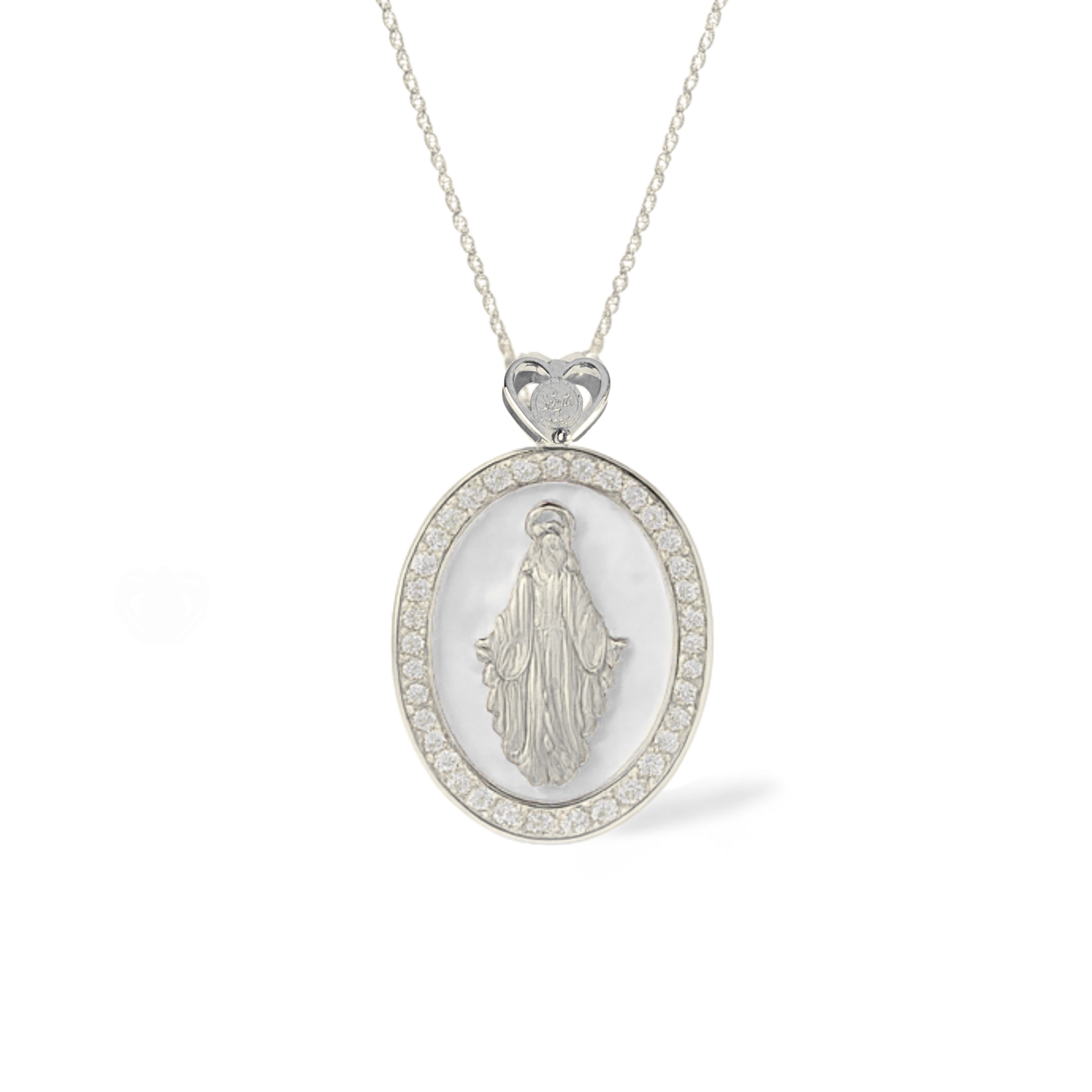 Collana Madonna Smaltata 3 misura