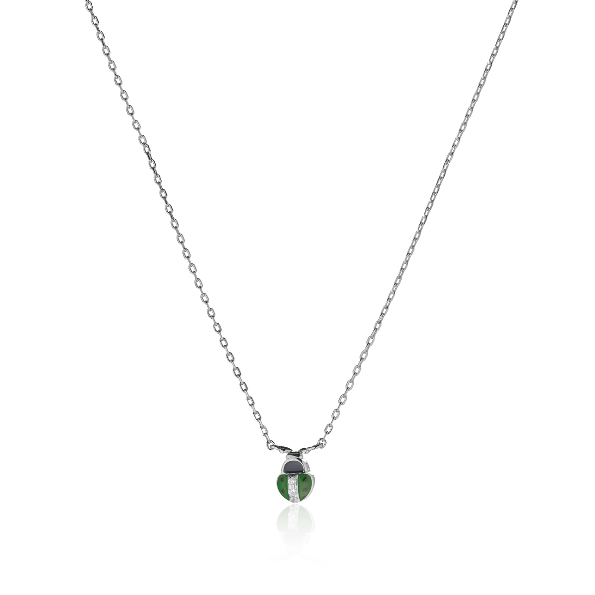 Collana baby con coccinella