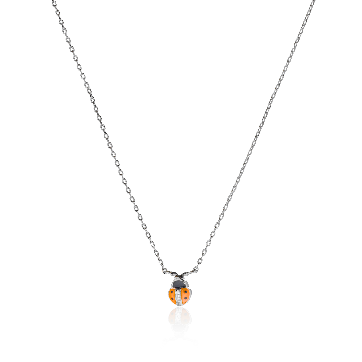 Collana baby con coccinella