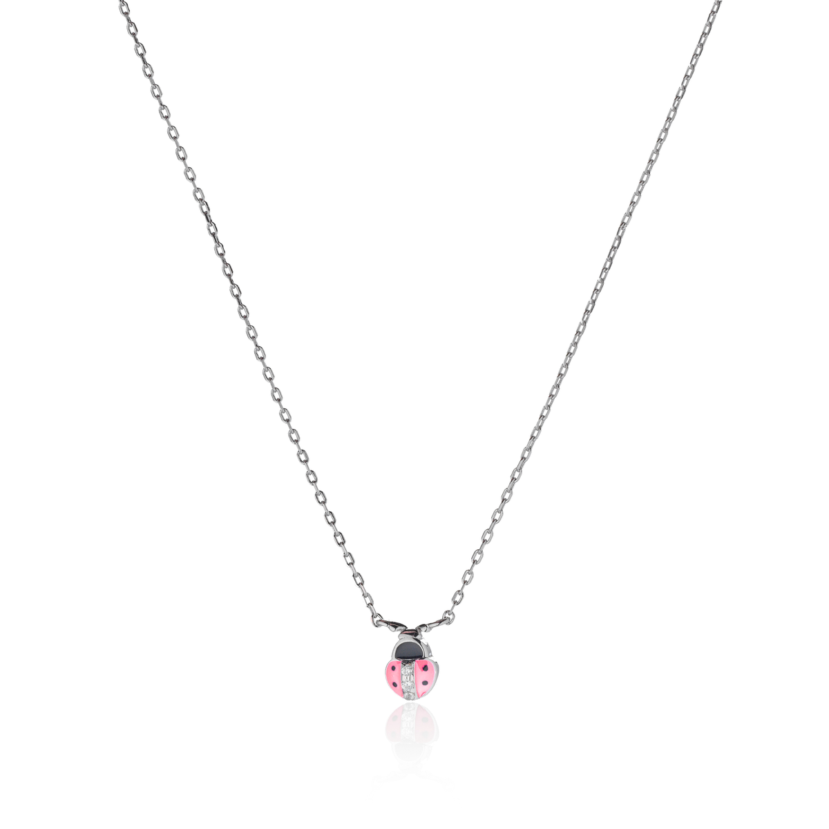 Collana baby con coccinella