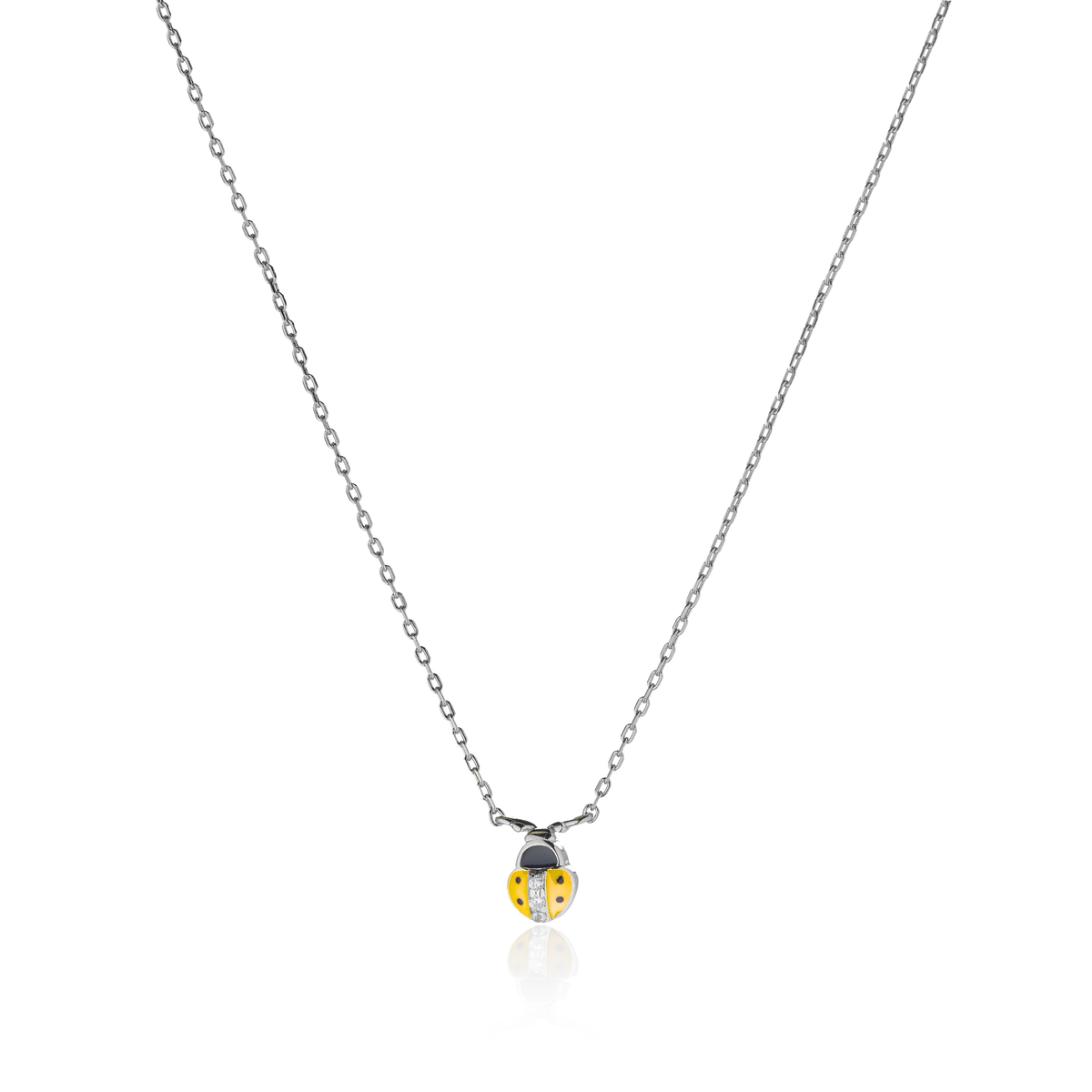 Collana baby con coccinella
