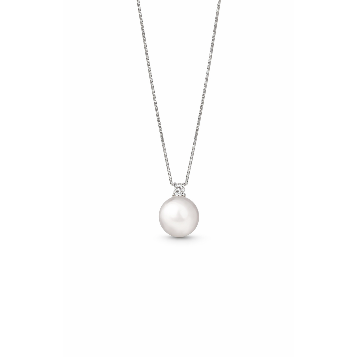 Collana Perla 5 mm e Swarovski