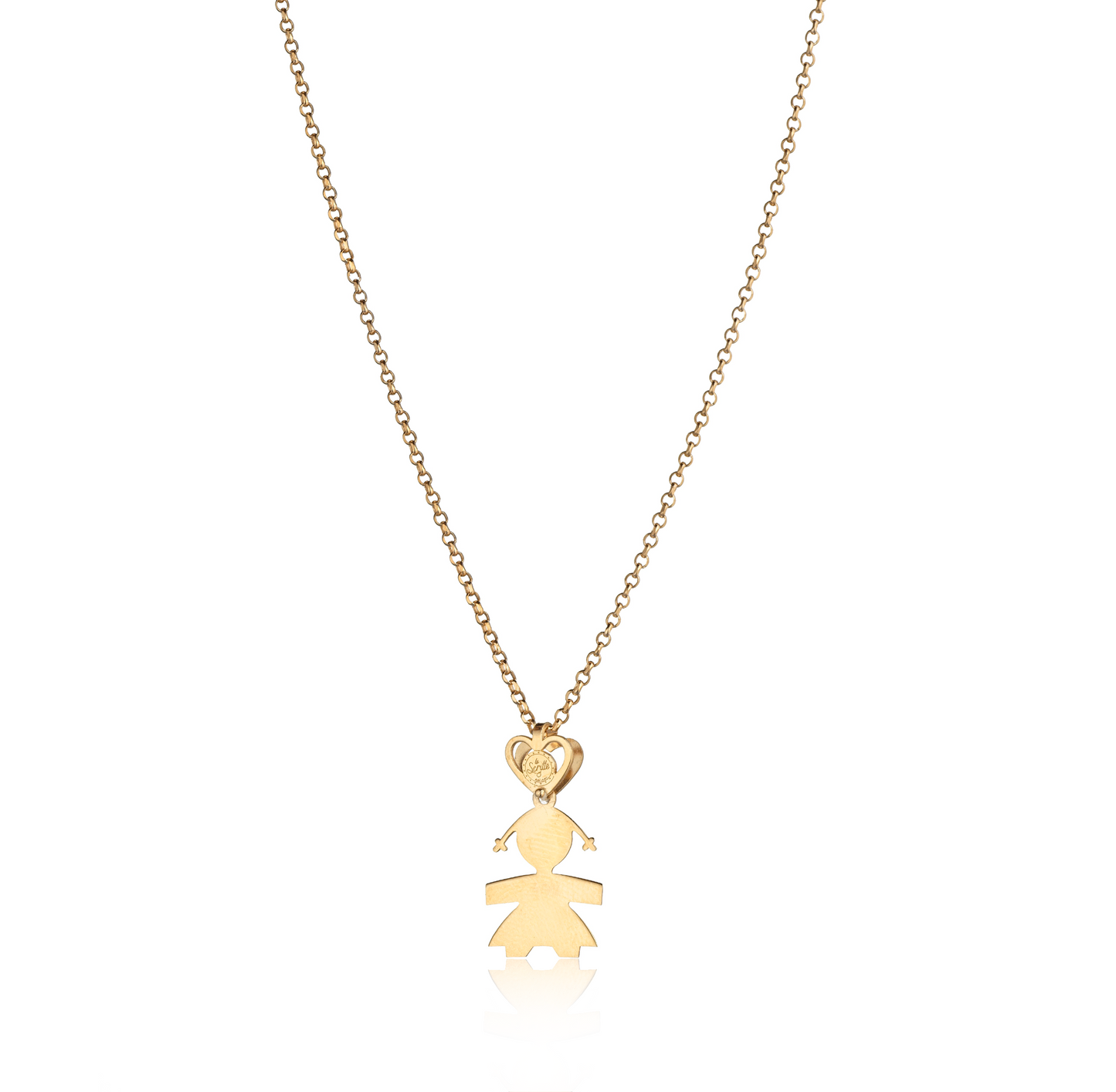 Collana bimba una lastra 2 cm