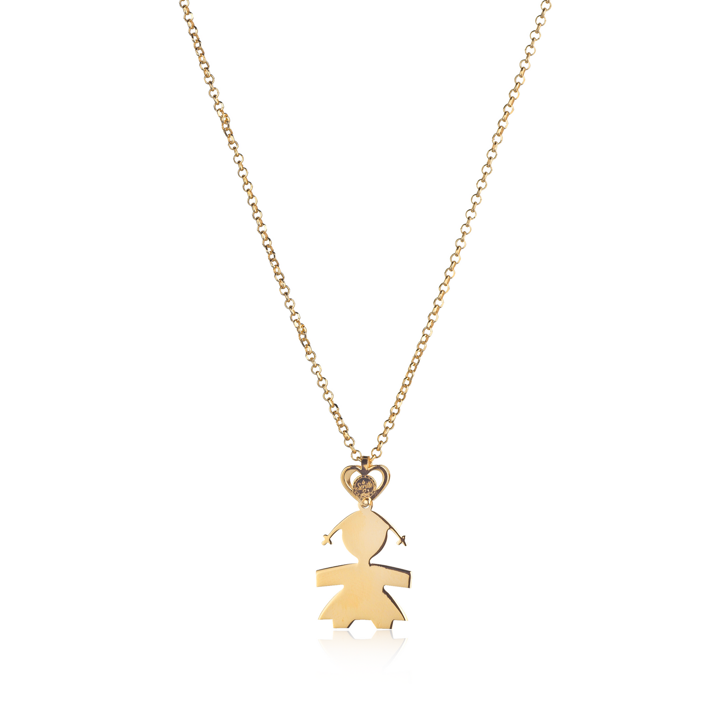 Collana bimba una lastra 2,5 cm