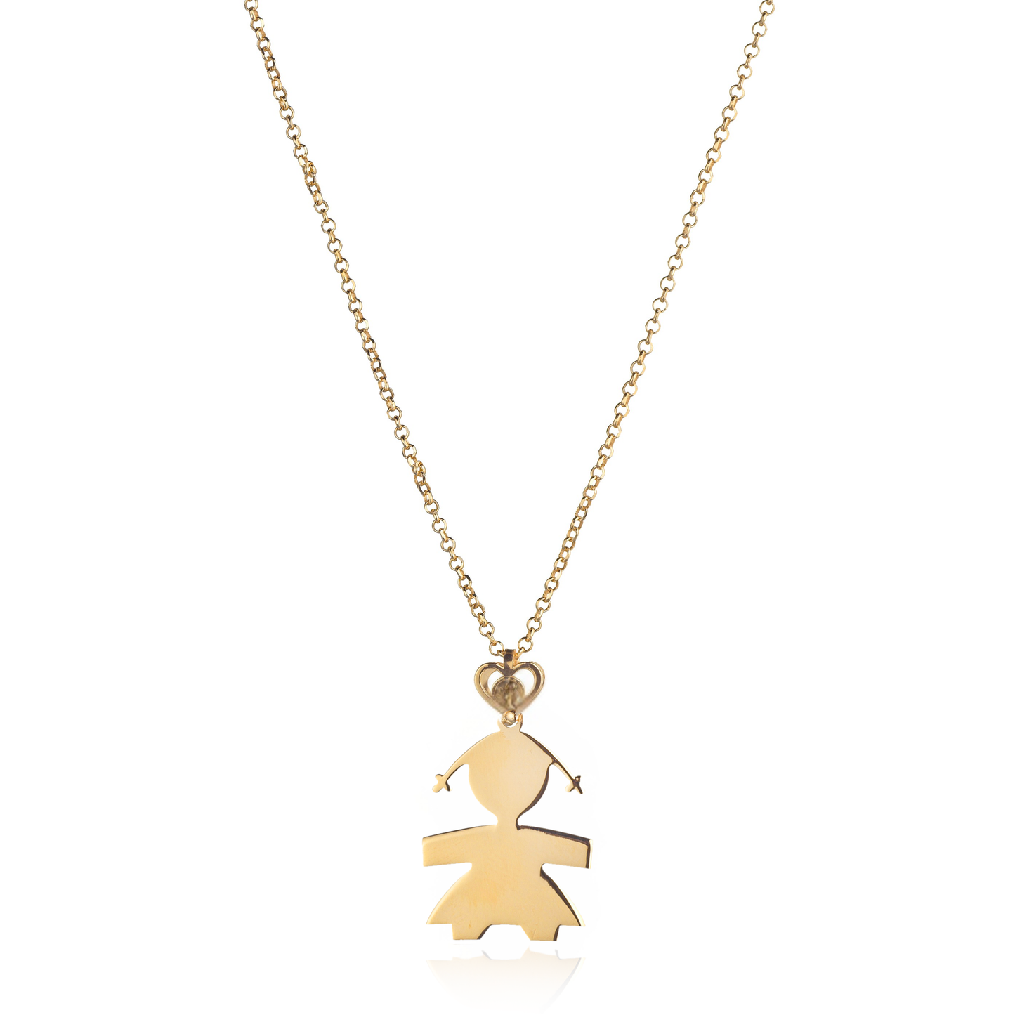 Collana bimba una lastra 3 cm