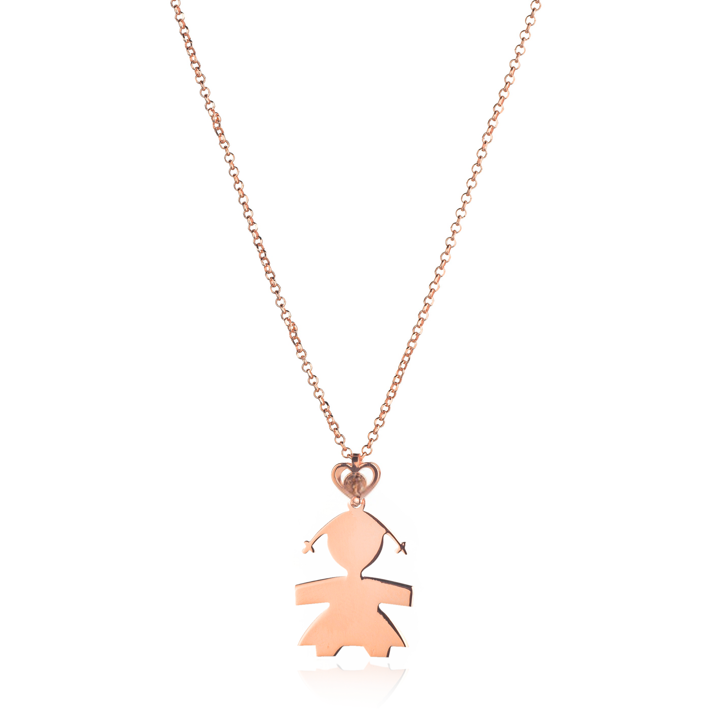 Collana bimba una lastra 3 cm