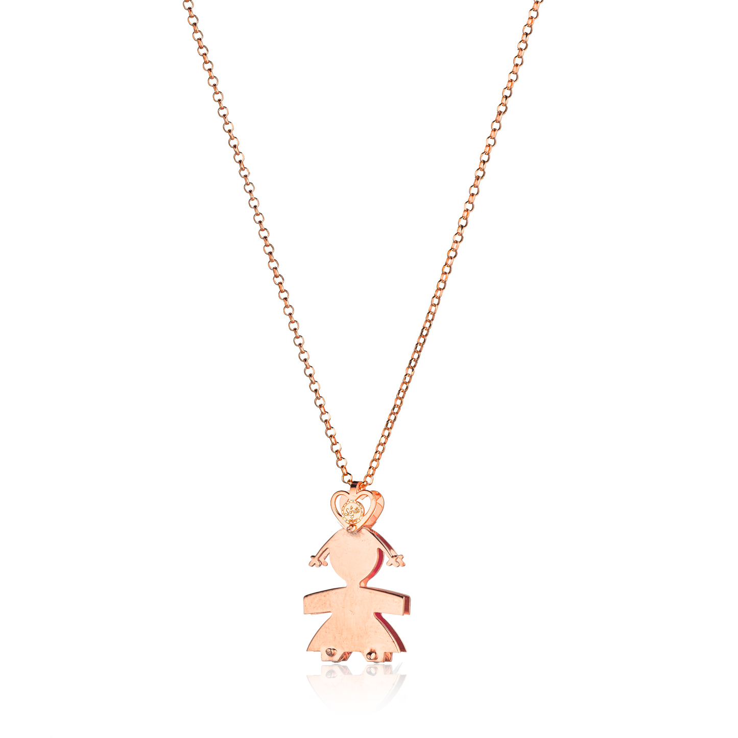Collana bimba due lastre 3 cm