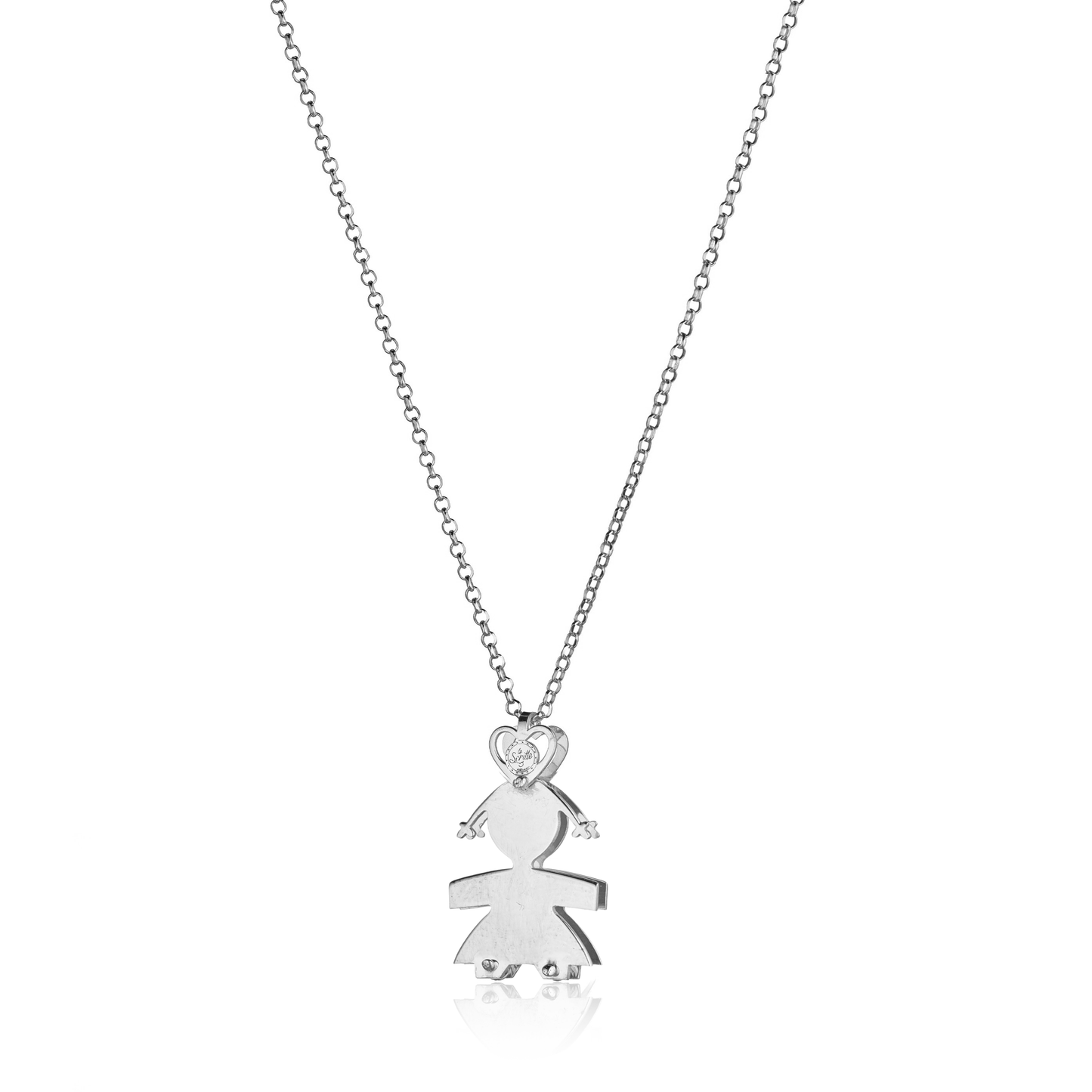 Collana bimba due lastre 3 cm