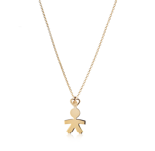 Collana bimbo una lastra 2,5 cm