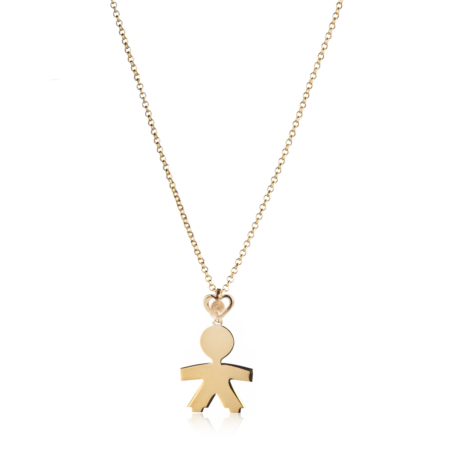 Collana bimbo una lastra 3 cm