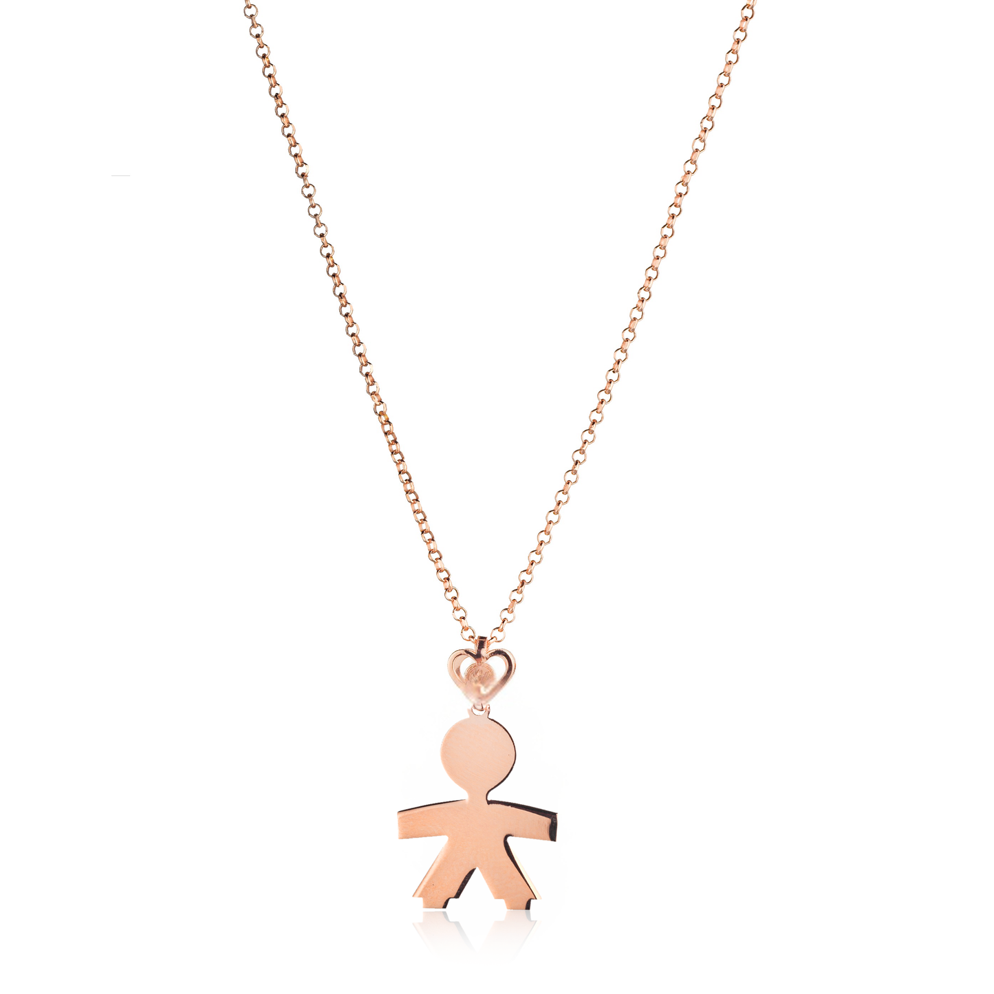 Collana bimbo una lastra 3 cm