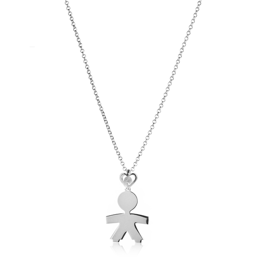 Collana bimbo una lastra 3 cm