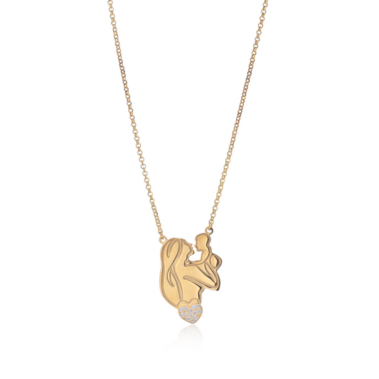 Collana Armonia di Cuore Media con Swarovski