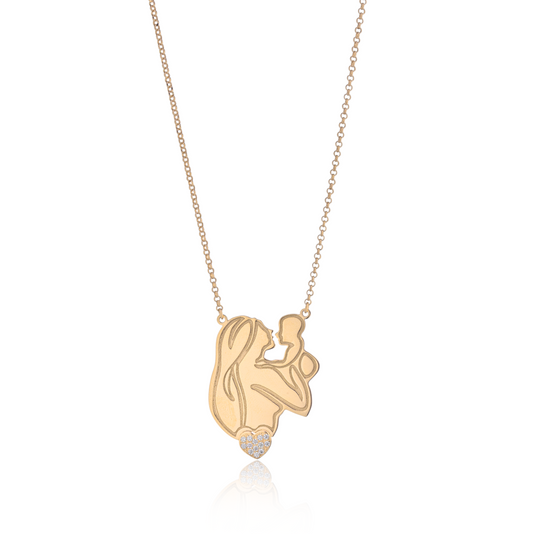 Collana Armonia di Cuore Grande con Swarovski