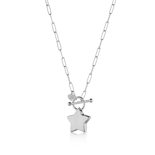 Collana stella bombata