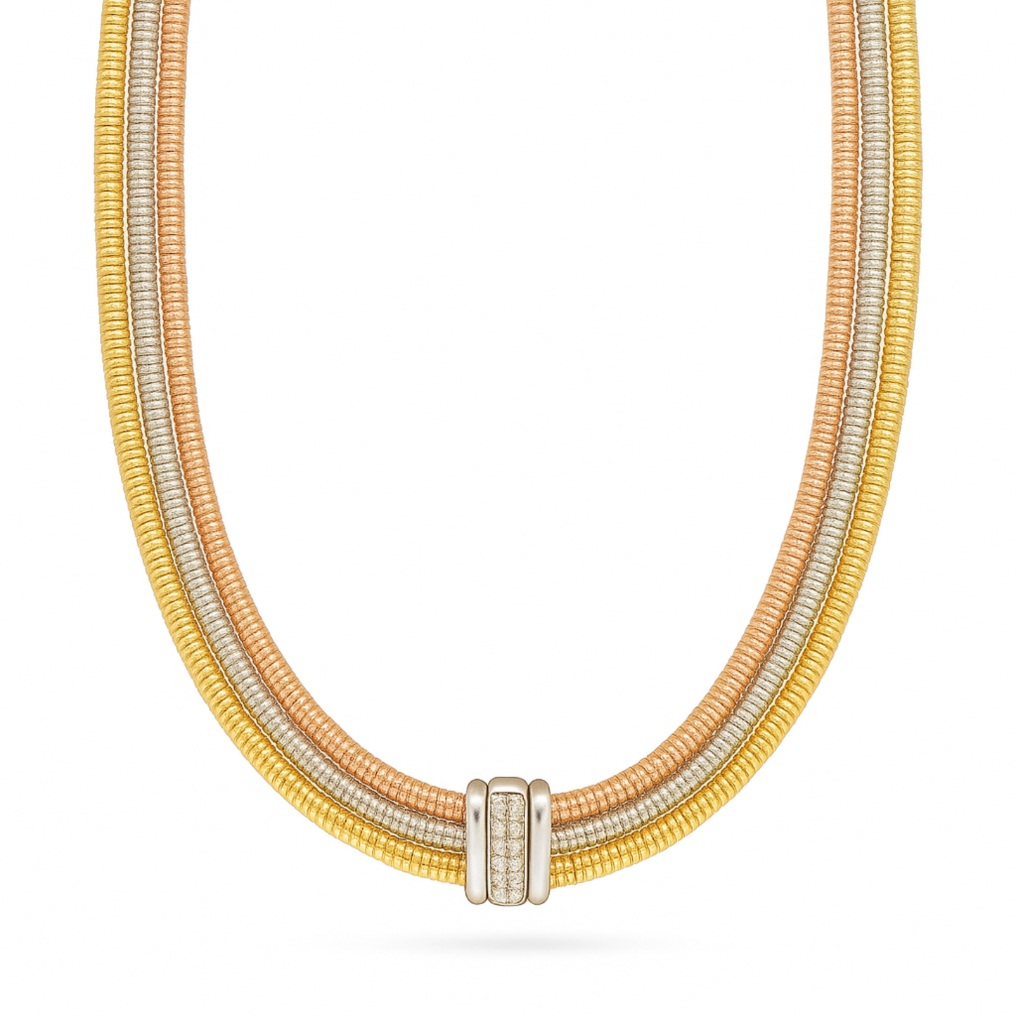 Collana Tre fili Tubogas