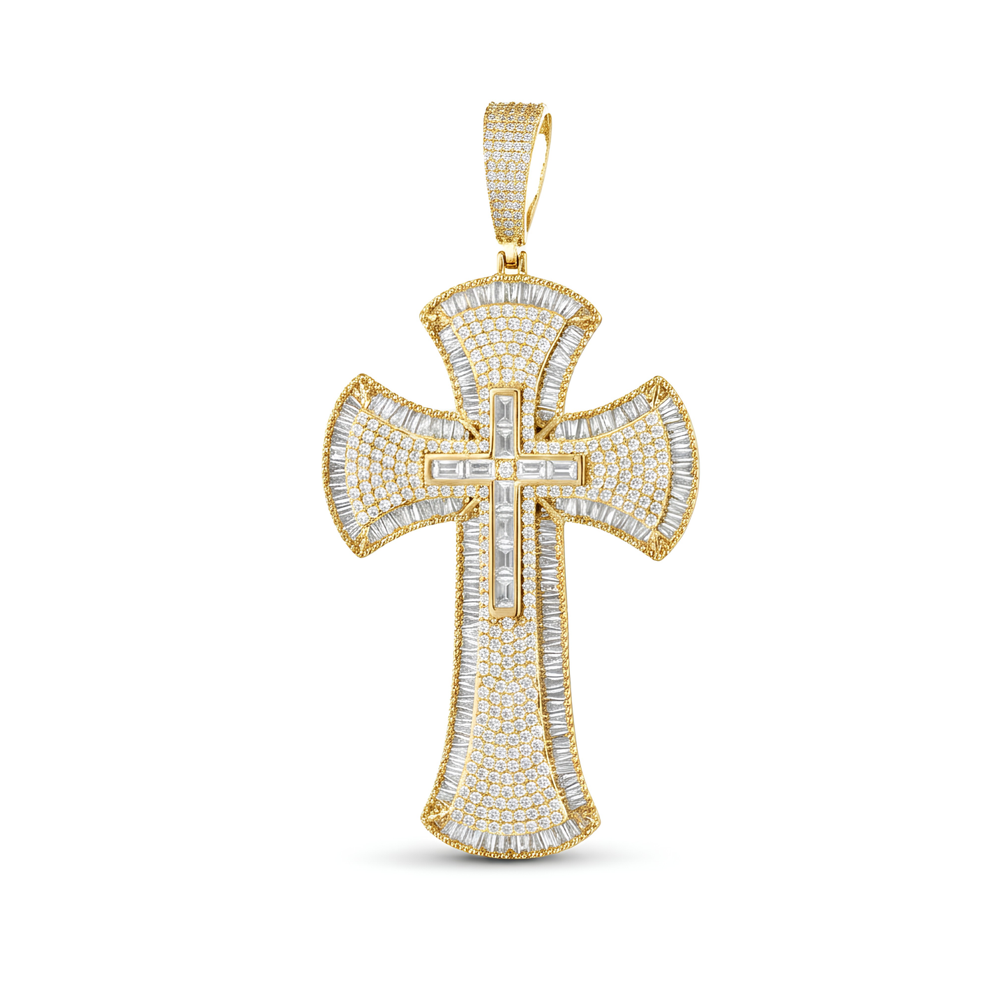 Croce con swarovski grande