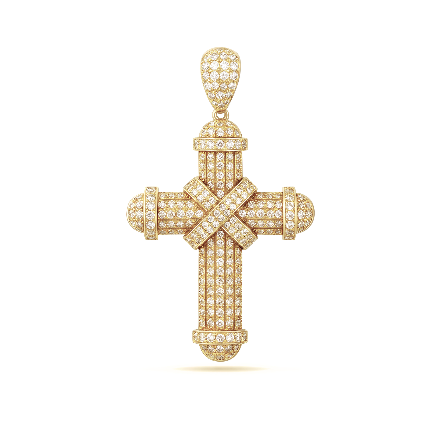 Croce con swarovski grande