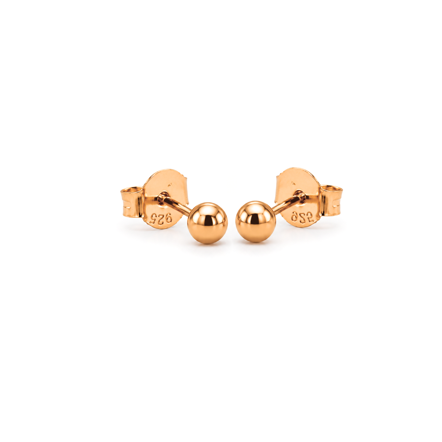 Orecchino sfera argento 0,10