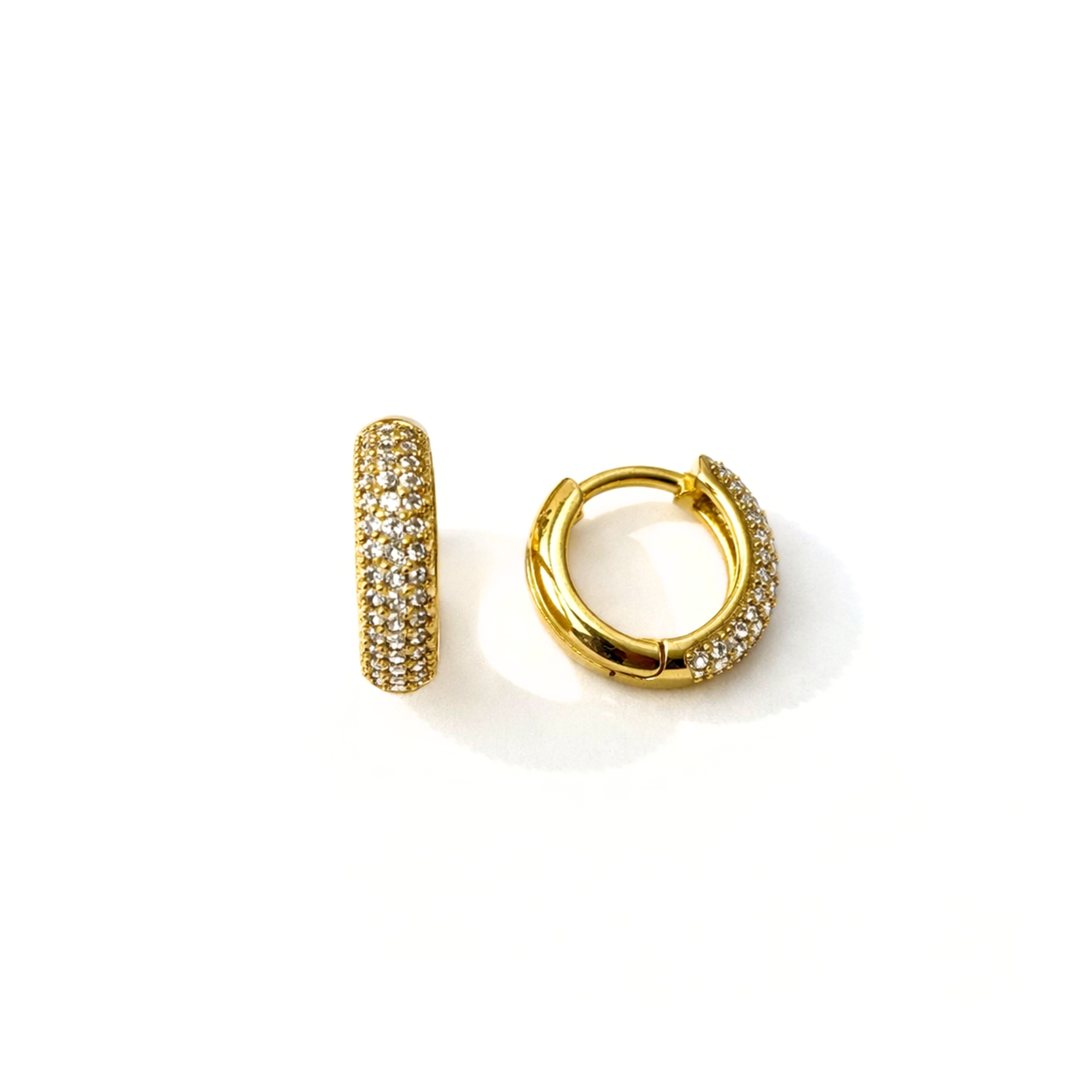 Orecchini Cerchio e Swarovski