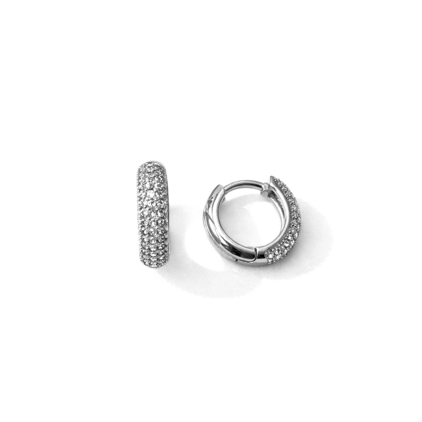 Orecchini Cerchio e Swarovski