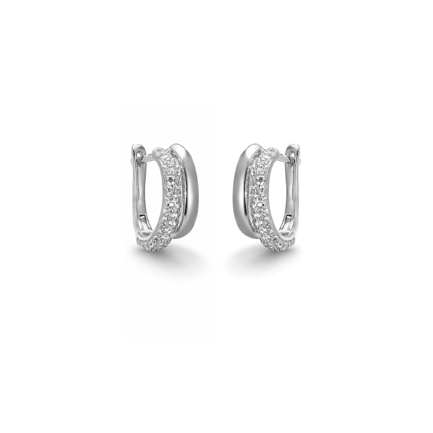 Orecchini Cerchio e Swarovski