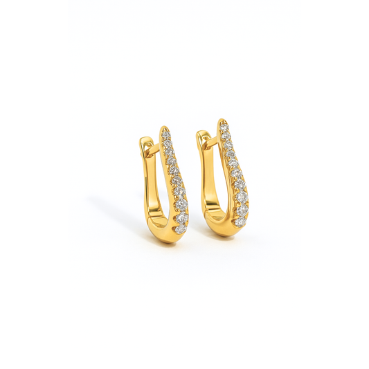 Orecchini Cerchio e Swarovski