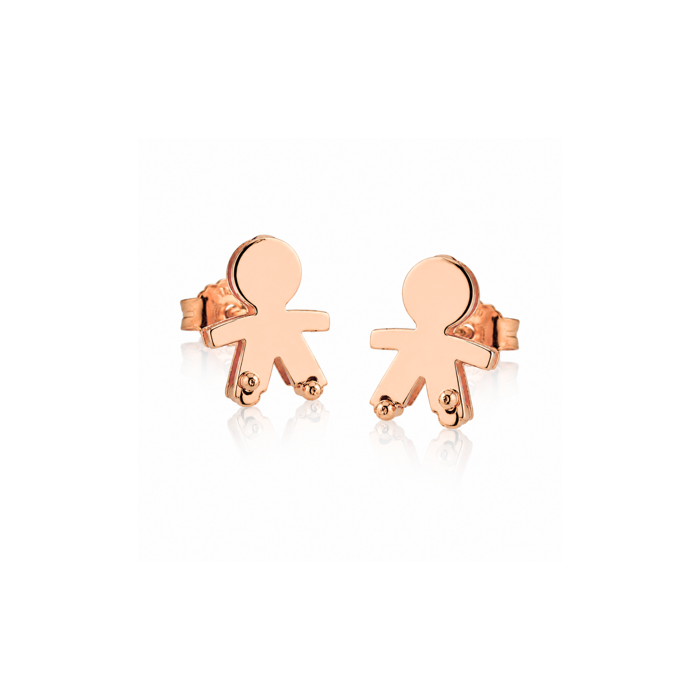 Orecchini bimbo due lastre 2 cm